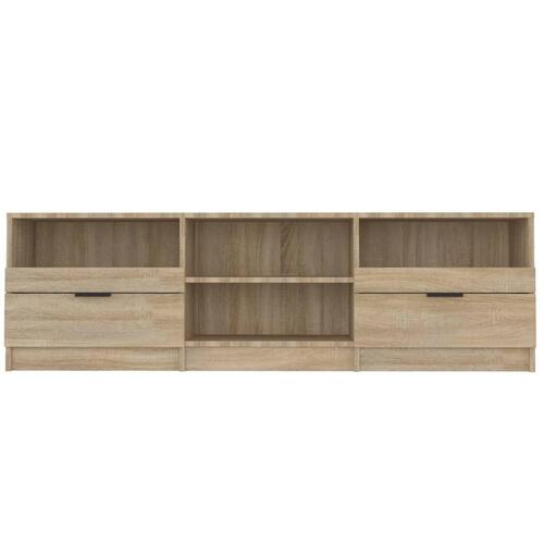 Tv-bord 150x33,5x45 cm konstrueret træ sonoma-eg
