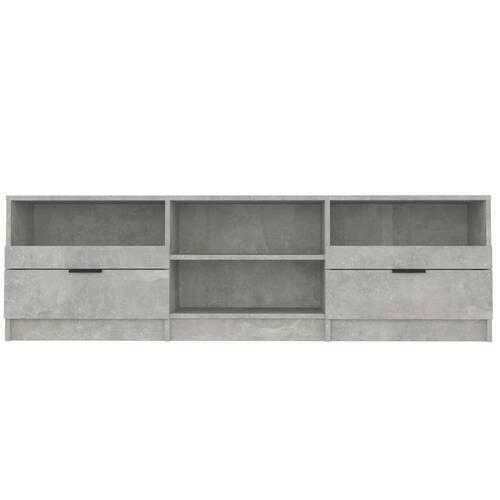 Tv-bord 150x33,5x45 cm konstrueret træ betongrå