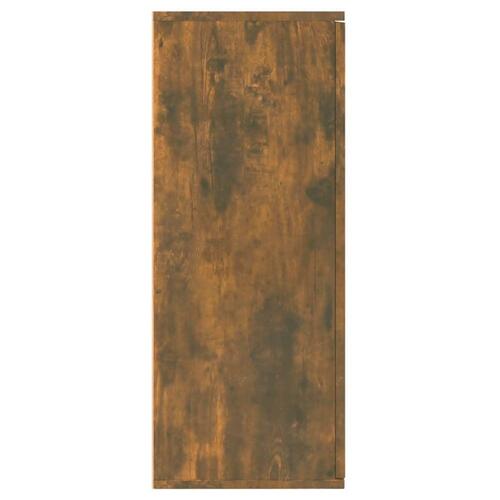 Skænk 105x30x75 cm konstrueret træ røget egetræsfarve