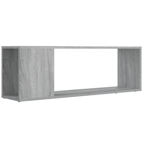 Tv-bord 100x24x32 cm konstrueret træ grå sonoma-eg