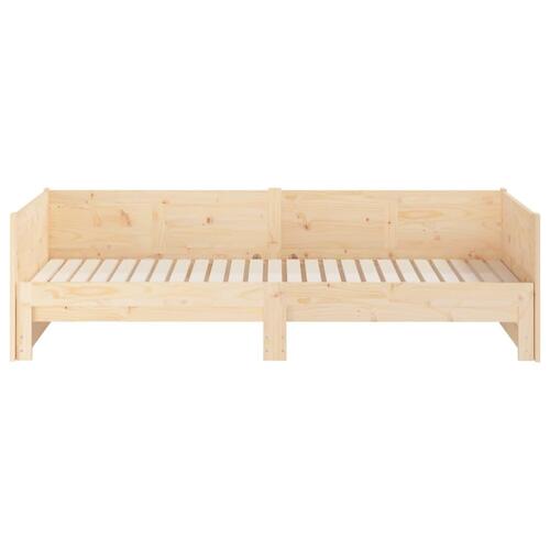 Daybed med udtræk 2x(90x200) cm massivt fyrretræ