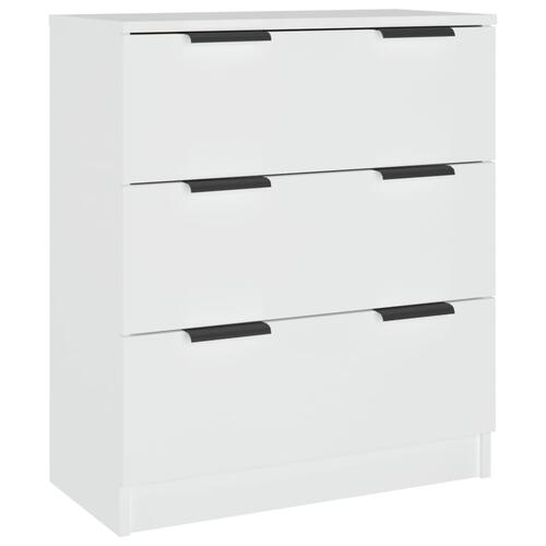 Skænk 60x30x70 cm konstrueret træ hvid