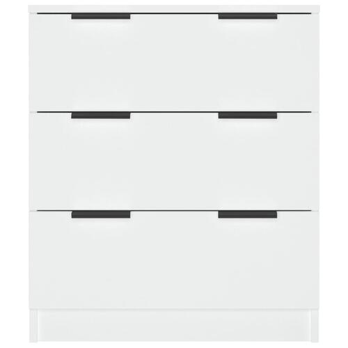 Skænk 60x30x70 cm konstrueret træ hvid