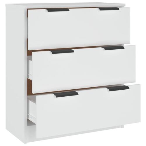 Skænk 60x30x70 cm konstrueret træ hvid