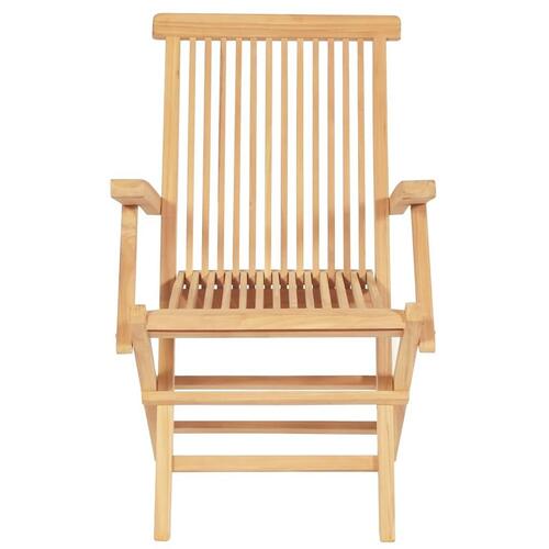 Udendørs spisebordssæt 7 dele 150-200x100x75 cm massivt teak