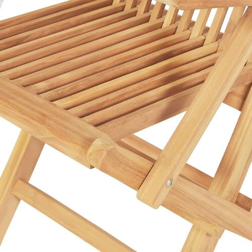 Udendørs spisebordssæt 7 dele 150-200x100x75 cm massivt teak
