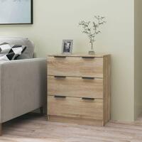 Skænk 60x30x70 cm konstrueret træ sonoma-eg