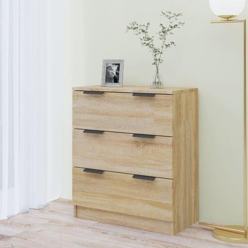 Skænk 60x30x70 cm konstrueret træ sonoma-eg