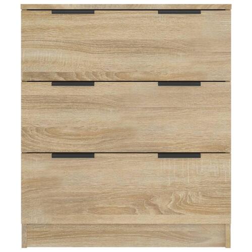 Skænk 60x30x70 cm konstrueret træ sonoma-eg