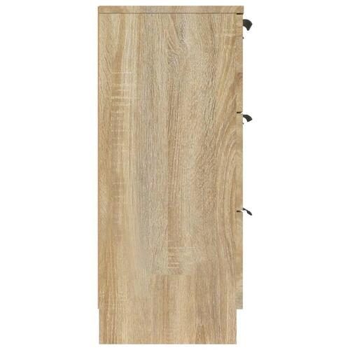 Skænk 60x30x70 cm konstrueret træ sonoma-eg