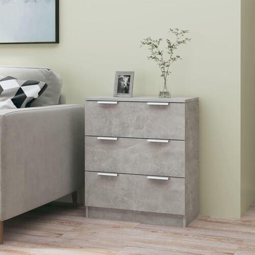 Skænk 60x30x70 cm konstrueret træ betongrå