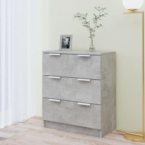 Skænk 60x30x70 cm konstrueret træ betongrå