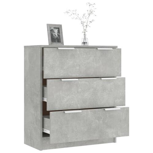 Skænk 60x30x70 cm konstrueret træ betongrå