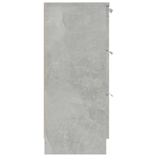Skænk 60x30x70 cm konstrueret træ betongrå