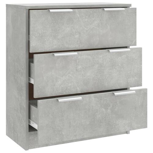 Skænk 60x30x70 cm konstrueret træ betongrå