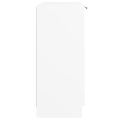 Skænk 60x30x70 cm konstrueret træ hvid