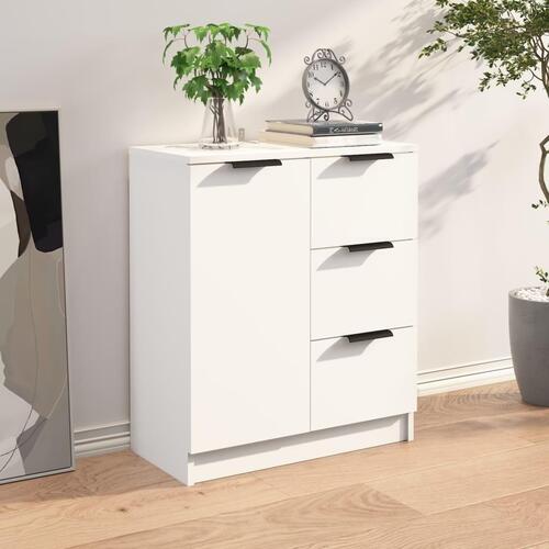 Skænk 60x30x70 cm konstrueret træ hvid