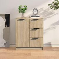 Skænk 60x30x70 cm konstrueret træ sonoma-eg