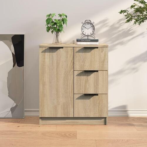 Skænk 60x30x70 cm konstrueret træ sonoma-eg