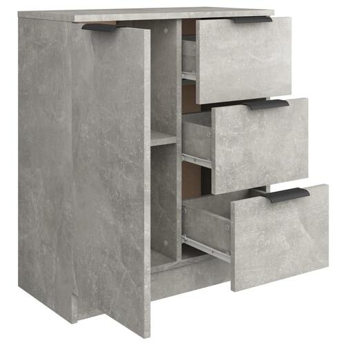 Skænk 60x30x70 cm konstrueret træ betongrå