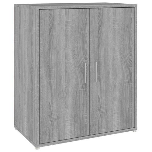Skoskab 60x35x70 cm konstrueret træ grå sonoma-eg