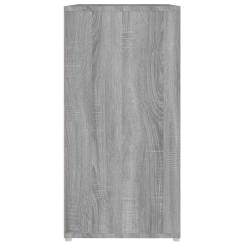 Skoskab 60x35x70 cm konstrueret træ grå sonoma-eg