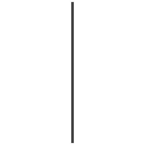 Foldbar brusevæg 3 paneler 130x130 cm sikkerhedsglas sort