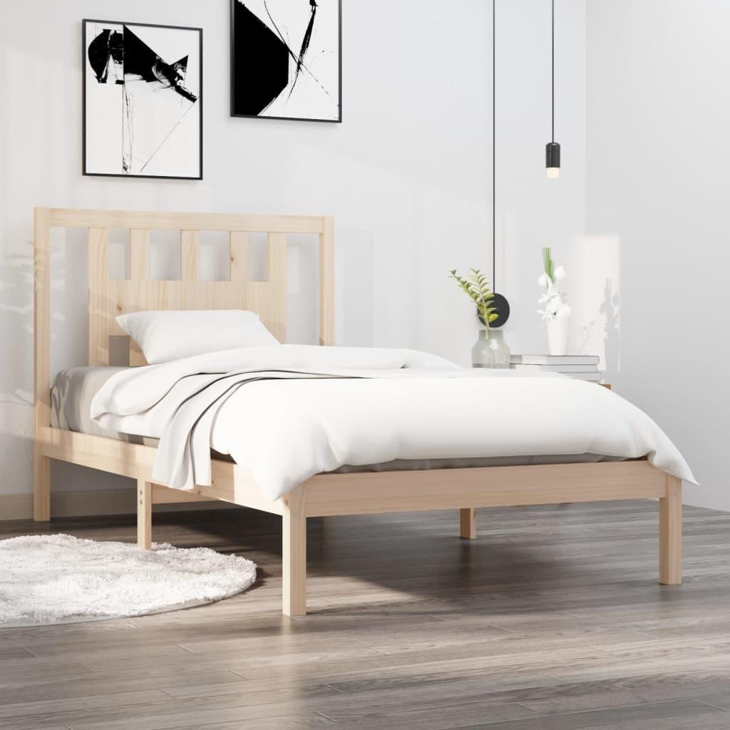 Sengeramme 100x200 cm massivt fyrretræ