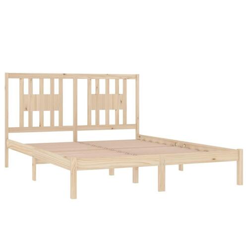 Sengeramme 160x200 cm massivt fyrretræ