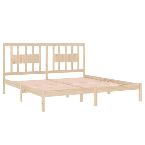Sengeramme 200x200 cm massivt fyrretræ