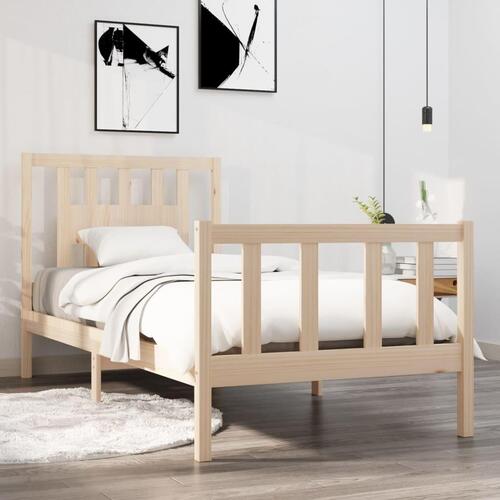 Sengeramme 75x190 cm massivt træ