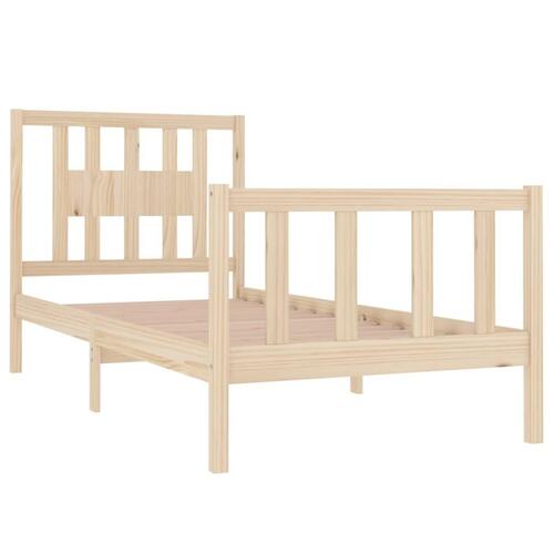 Sengeramme 75x190 cm massivt træ