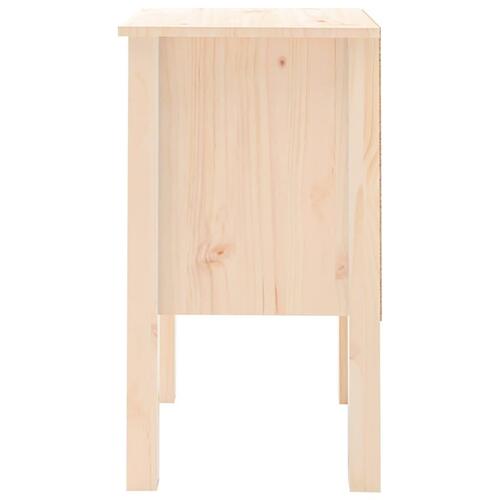 Sengebord 40x35x61,5 cm massivt fyrretræ