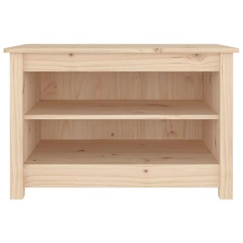 Skobænk 70x38x45,5 cm massivt fyrretræ