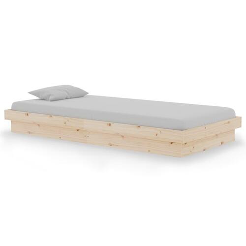 Sengeramme 90x190 cm massivt træ