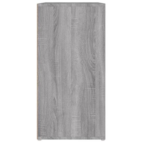 Skoskab 60x35x70 cm konstrueret træ grå sonoma-eg