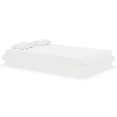 Sengeramme 120x190 cm Small Double massivt træ hvid