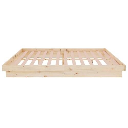 Sengeramme 135x190 cm massivt træ