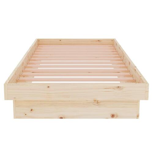 Sengeramme 75x190 cm massivt træ