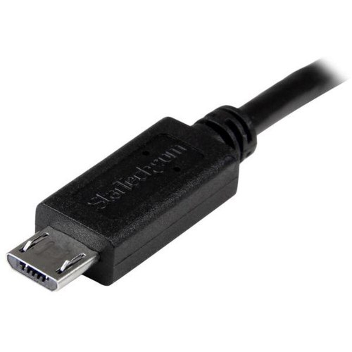 Startech Micro USB-kabel OTG (han/han) - sort