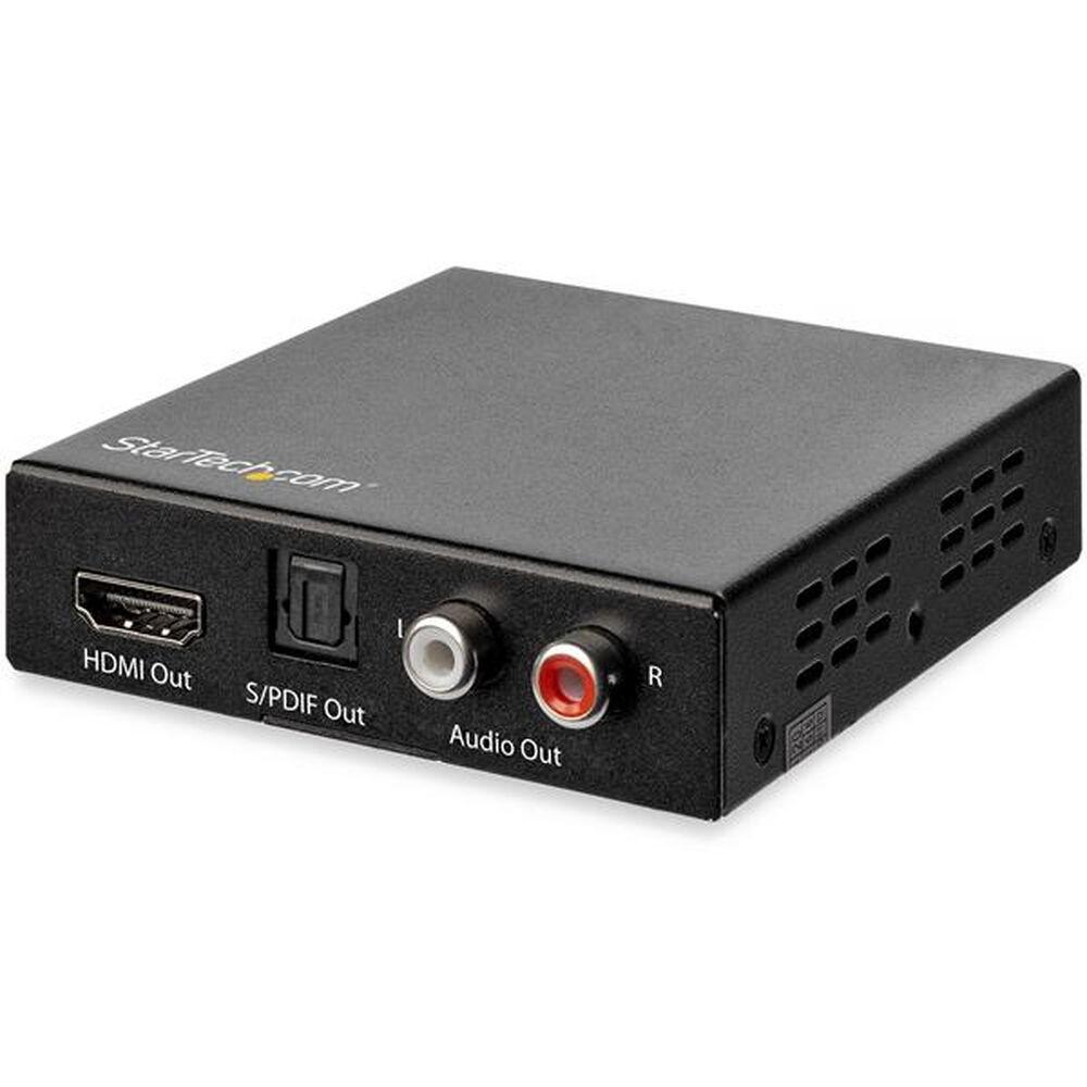 HDMI audio extractor Startech HD202A - 4K Ultra HD, sort