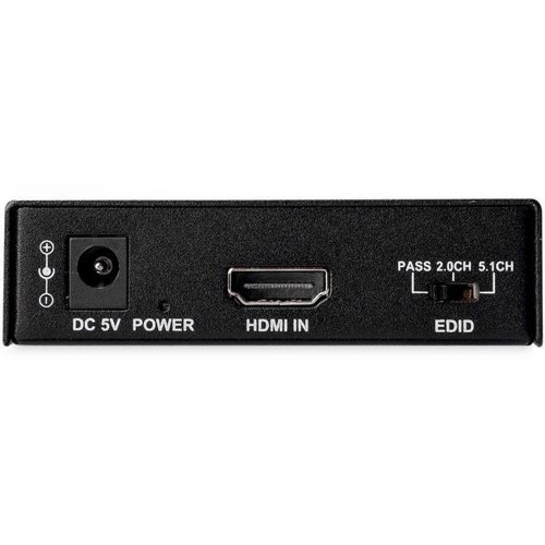 HDMI audio extractor Startech HD202A - 4K Ultra HD, sort