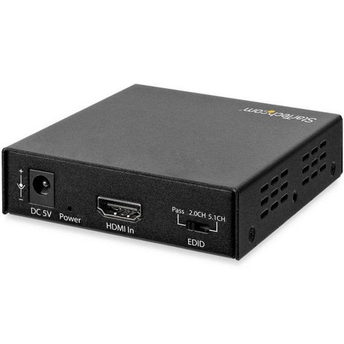 HDMI audio extractor Startech HD202A - 4K Ultra HD, sort