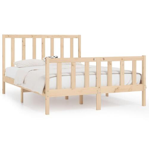 Sengeramme 140x190 cm massivt træ
