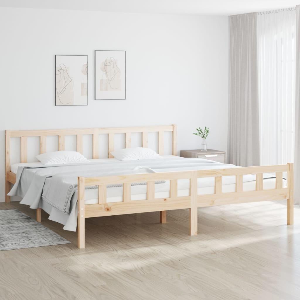 Sengeramme 160x200 cm massivt træ