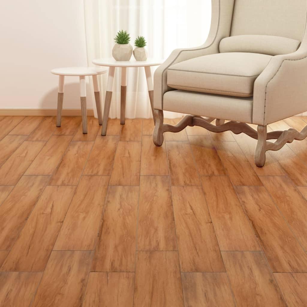 Selvklæbende gulvbrædder 2,51 m² 2 mm PVC naturlig elm