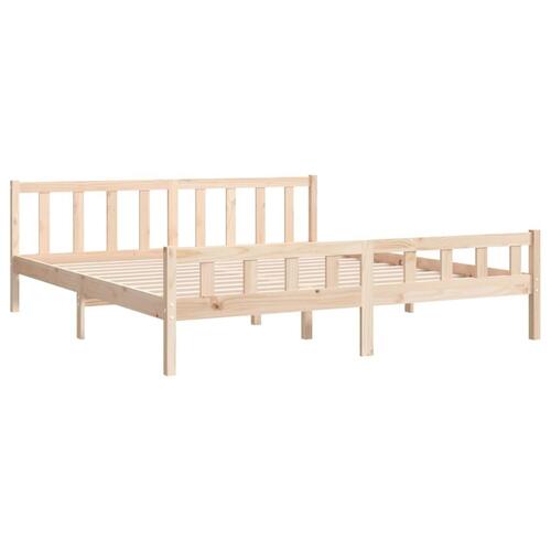 Sengeramme 180x200 cm massivt fyrretræ