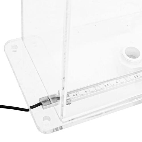 Poolfontæne m. RGB LED'er 51 cm akryl