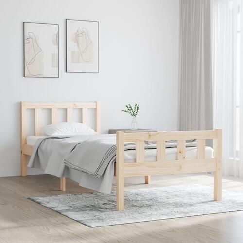Sengeramme 75x190 cm massivt træ