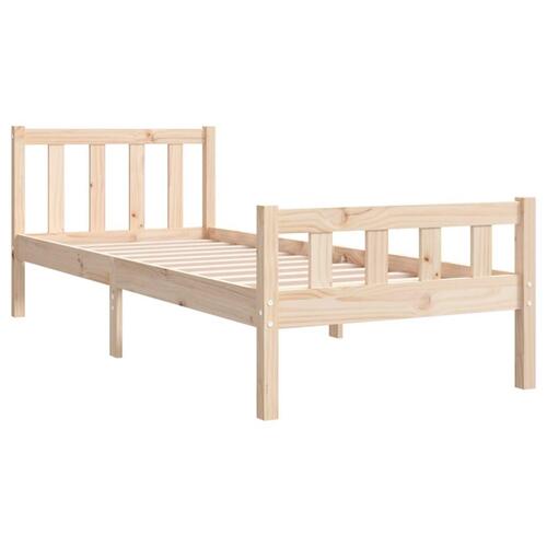 Sengeramme 75x190 cm massivt træ